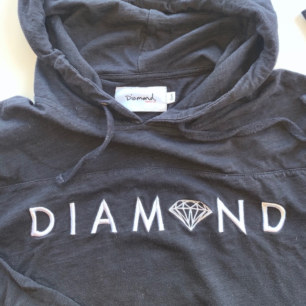 Diamond Supply Hooded Long Sleeve